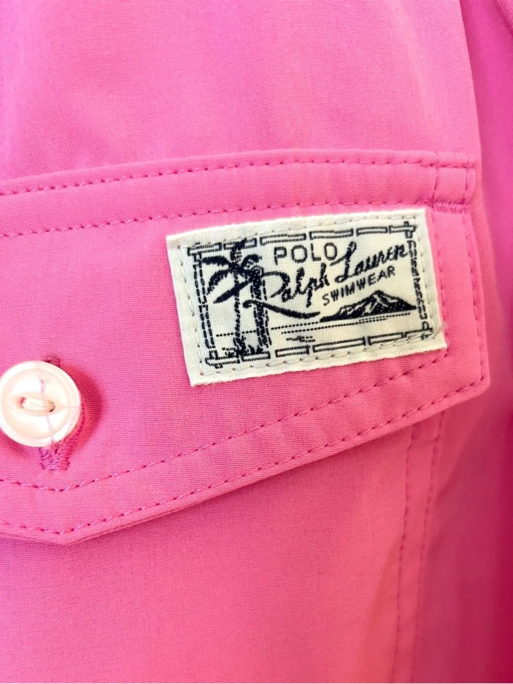 Ralph Lauren Men’s Pink Athletic Drawstring Shorts Sz.M - Picture 5 of 5